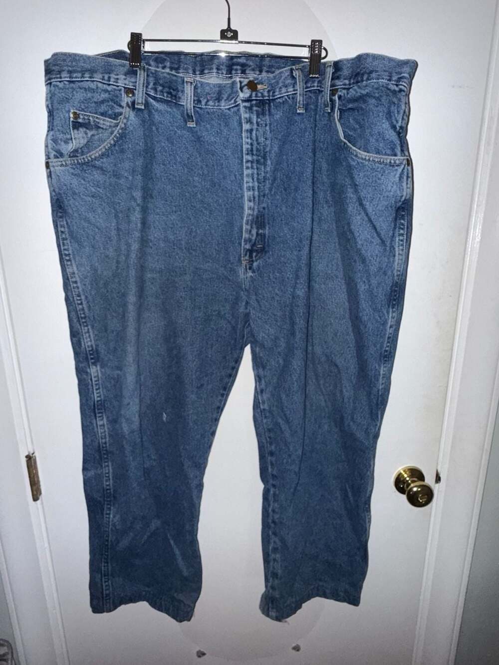 Wrangler Hero Regular Fit Jeans 48x30 Blue Denim